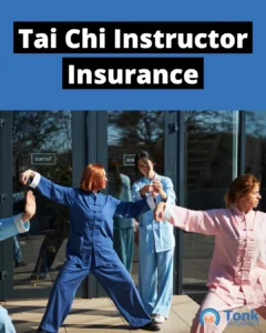 Tai chi instructor insurance cover showing a group tai chi class practicing outdoors